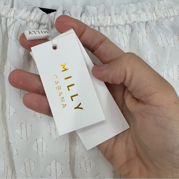 NWT Milly cabana verena diamond jacquard dress - Picture 9 of 13